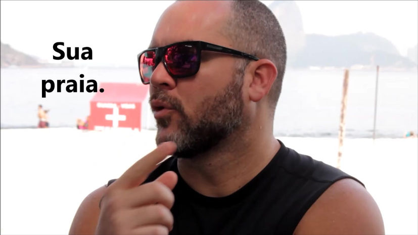 PRAIAtiva entrevista aluno de atividade na praia JUL 2017